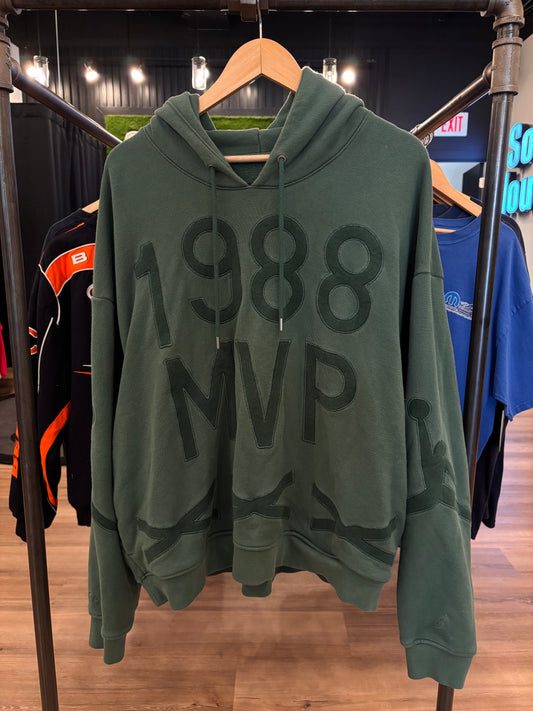 Jordan Nina Channel Hoodie Green Size XXL Pre-Owned