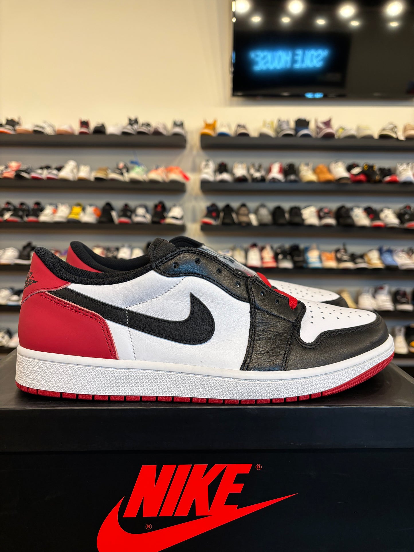 Jordan 1 Low Black Toe Size 12.5 Brand New