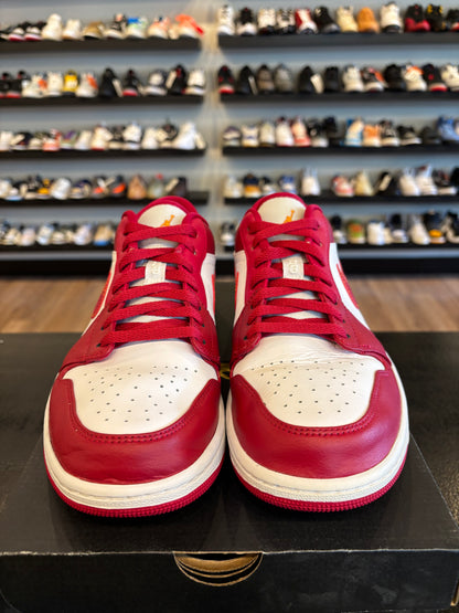 Jordan 1 Low Cardinal Red Size 10 Pre-Owned