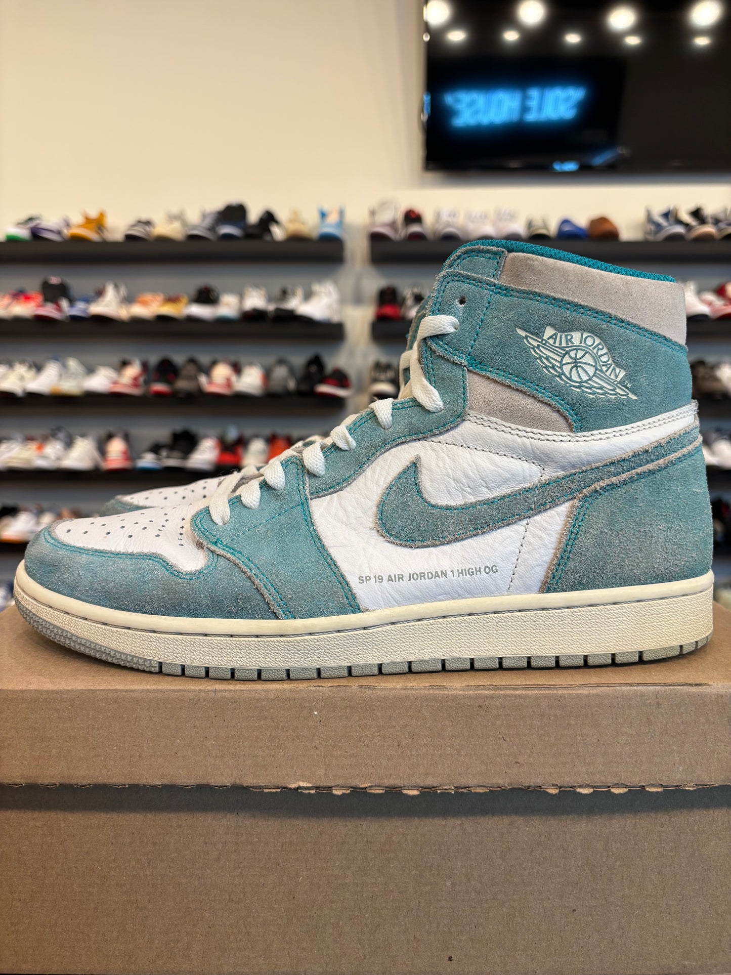 Jordan 1 Turbo Green Size 11.5 Pre-Owned (No Box)