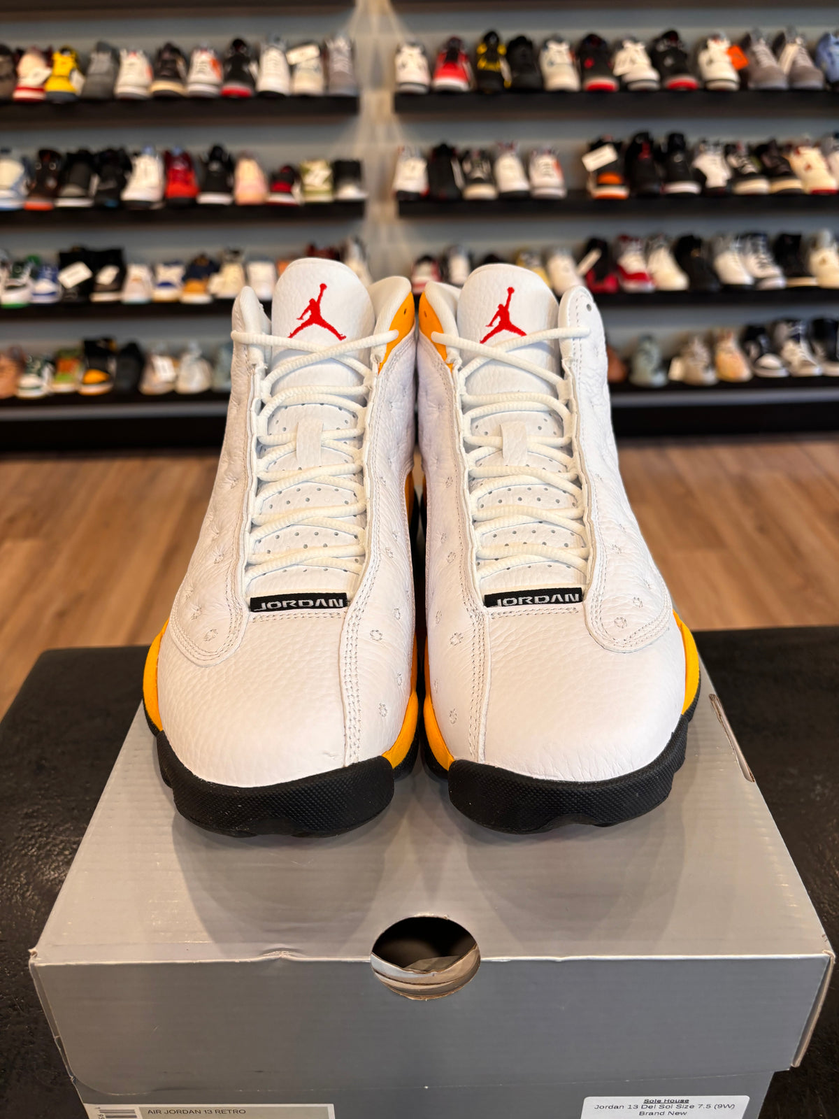 Jordan 13 Del Sol Size 7.5 (9W) Brand New