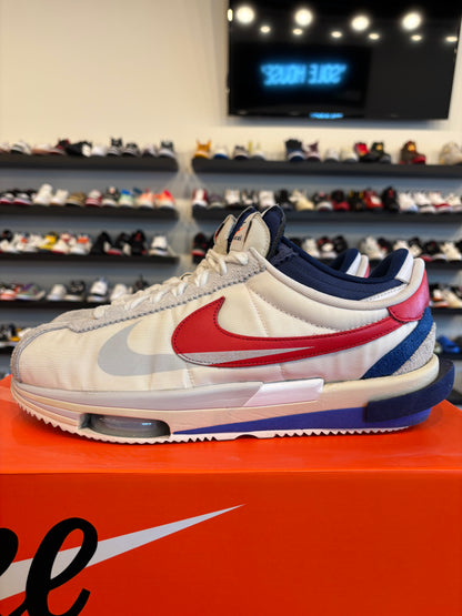 Nike Zoom Cortez Sacai White Red Size 12.5 Pre-Owned