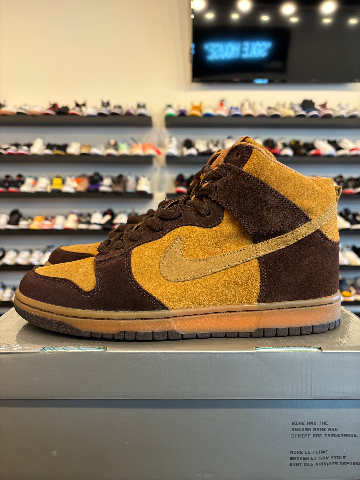 Nike SB Dunk High Brown Pack (2003) Size 10 Pre-Owned