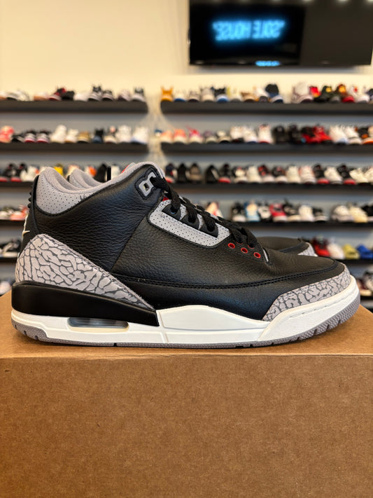 Jordan 3 Black Cement 2024 Size 8 Pre-Owned (No Box)