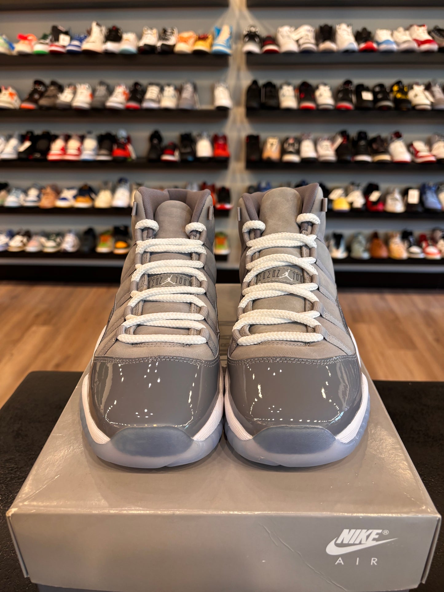 Jordan 11 Cool Grey Size 7Y (8.5W) Pre-Owned