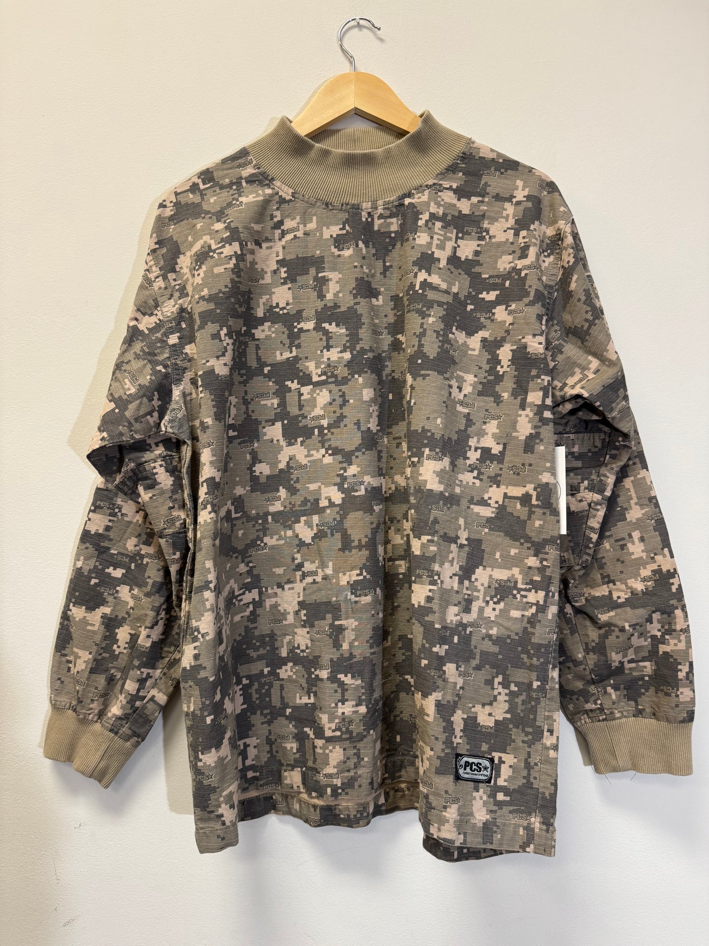 Camo Combat Digital Camo Long Sleeve Size Medium Vintage