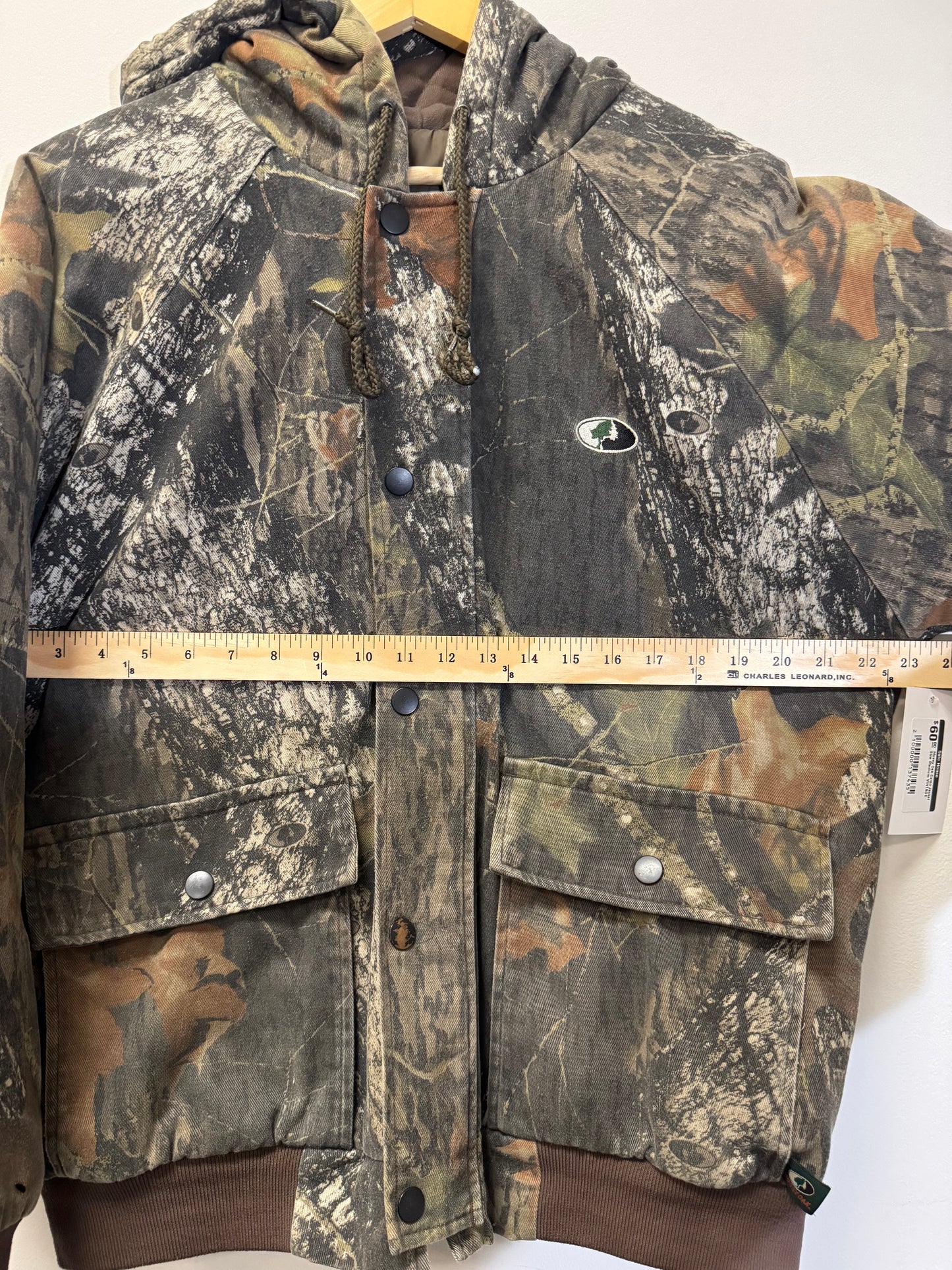 Mossy Oak Camo Jacket Size Medium Vintage