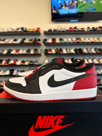 Jordan 1 Low Black Toe Size 10.5 Brand New