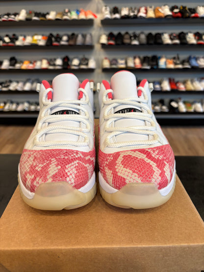 Jordan 11 Low Pink Snake Size 9 (10.5W) Pre-Owned (No Box)