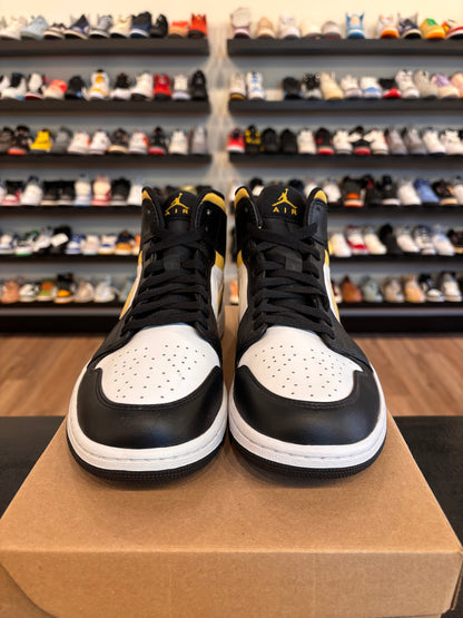 Jordan 1 Mid White Pollen Black Size 9.5 Brand New (No Box)