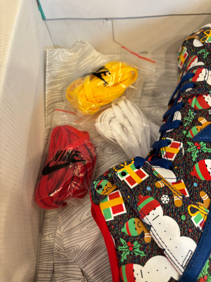 Nike SB Dunk High Ugly Christmas Sweater Size 9.5 Brand New