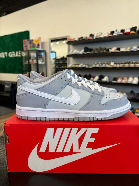 Nike Dunk Low Two Tone Grey Size 4Y (5.5W) Brand New