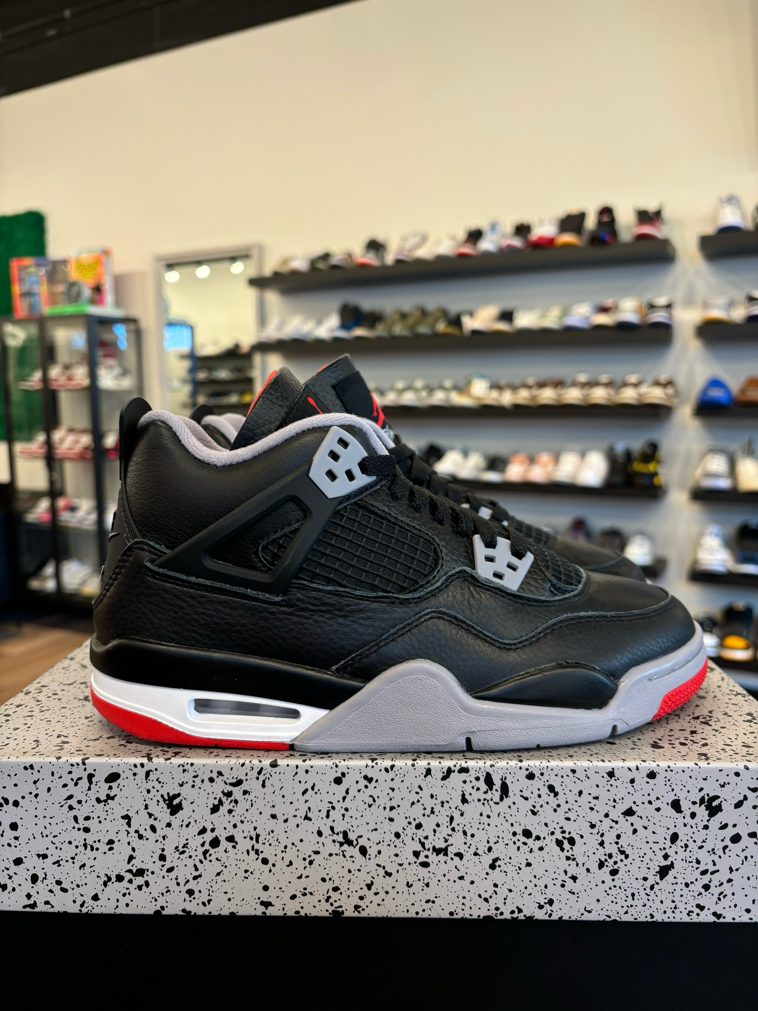 Jordan 4 Reimagined Bred Size 5.5Y (7W) Brand New