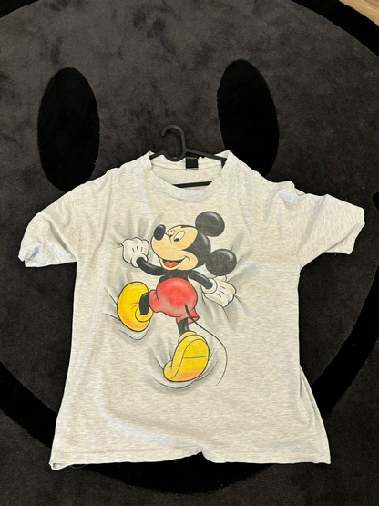 Disney Mickey Mouse Tee Grey Size XL Vintage