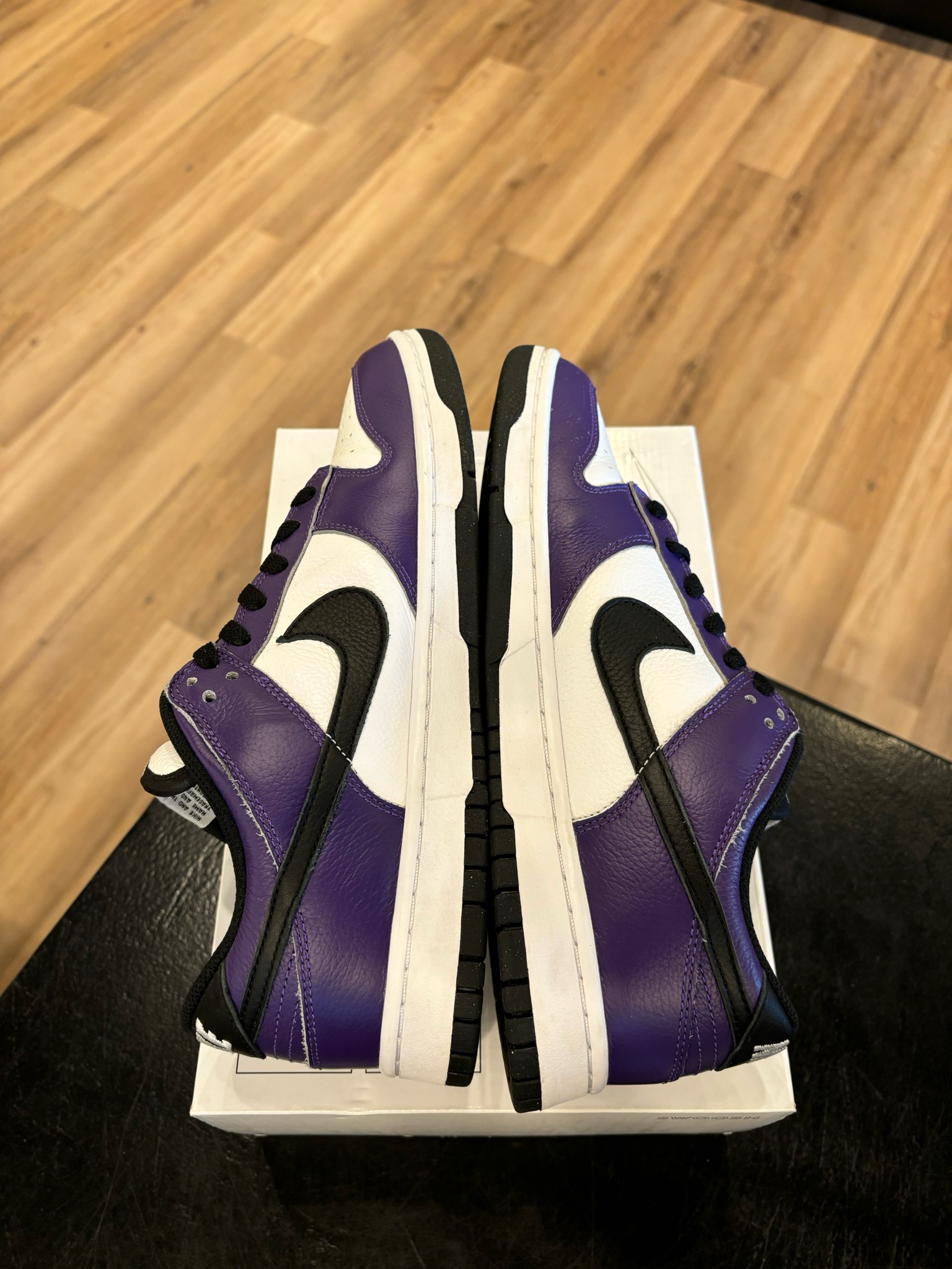Nike Dunk Low By You Purple Toe Size 10 Pre-Owned