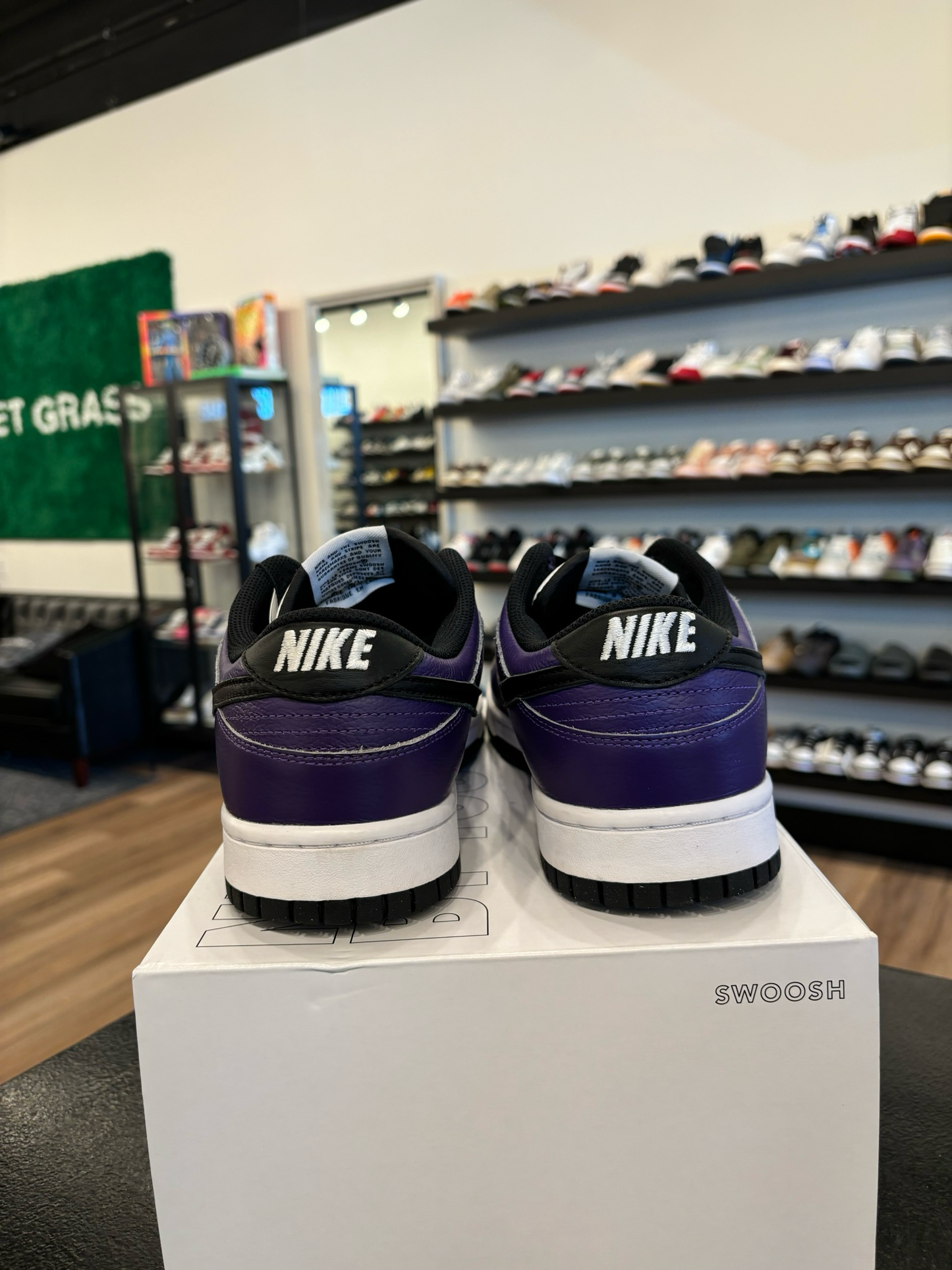 Nike Dunk Low By You Purple Toe Size 10 Pre-Owned