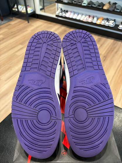 Jordan 1 Court Purple 2.0 Size 10.5 Pre-Owned