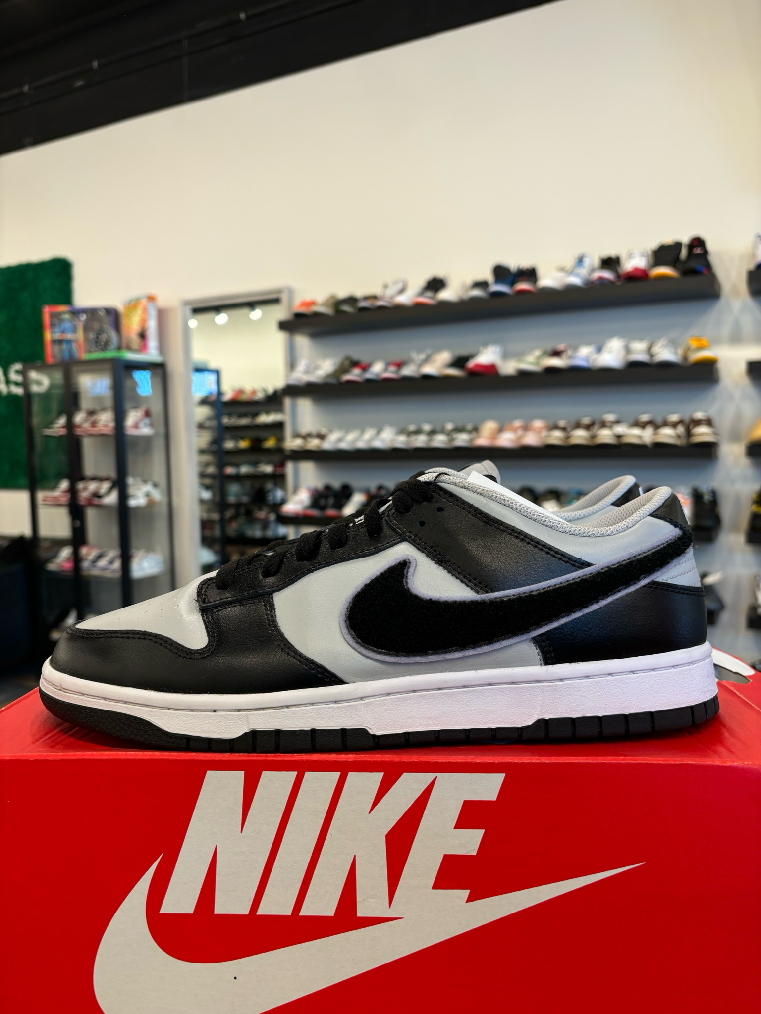 Nike Dunk Low Chenille Grey Size 11 Pre-Owned