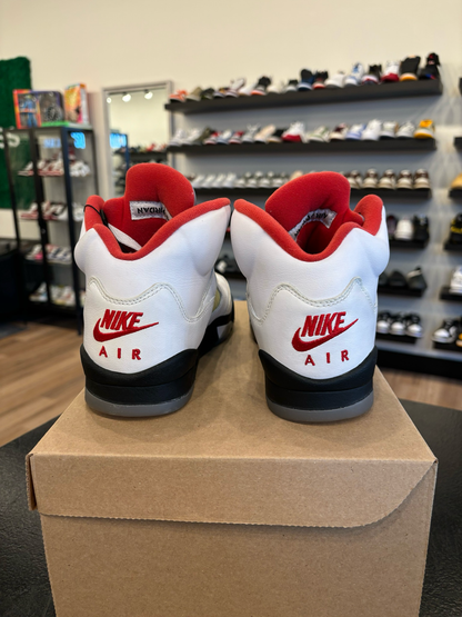 Jordan 5 Fire Red Size 7Y Pre-Owned (No Box)