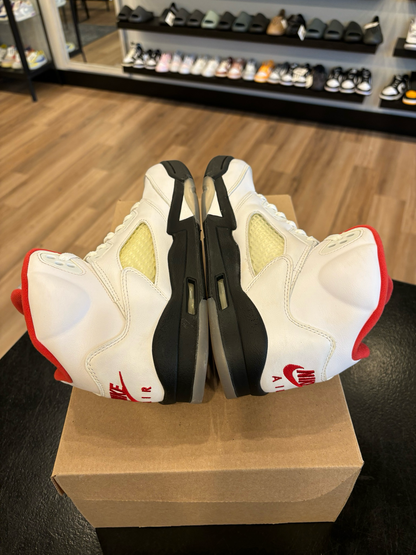 Jordan 5 Fire Red Size 7Y Pre-Owned (No Box)