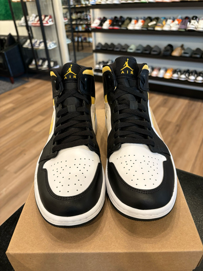 Jordan 1 Mid Yellow Black Size 9.5 Brand New (No Box)