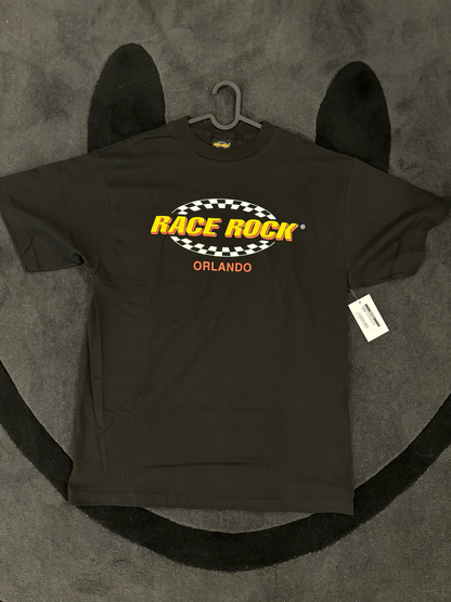 Race Rock Orlando Tee Black Size XL Vintage