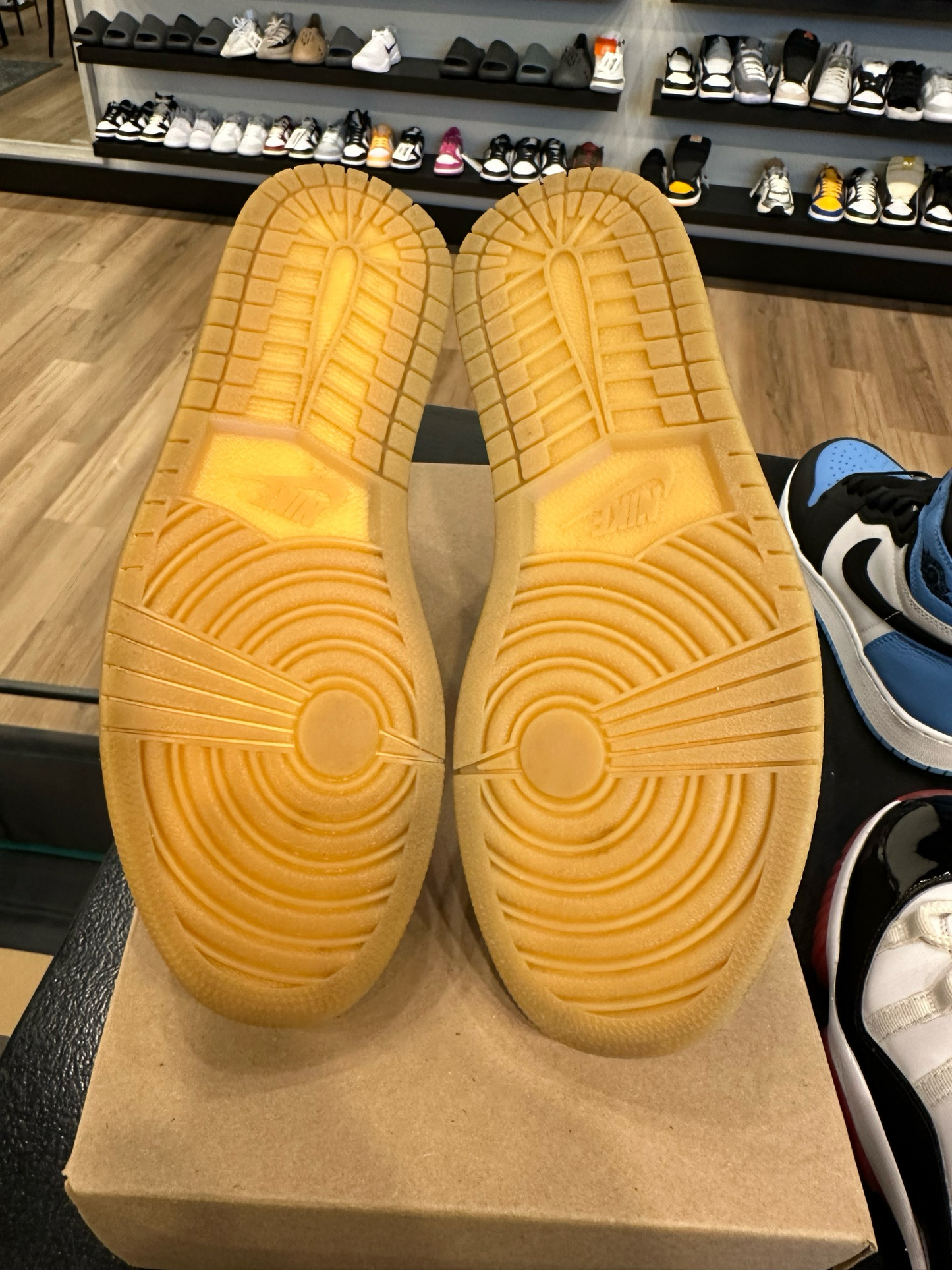 Jordan 1 Wheat Size 10.5 Pre-Owned (No Box)