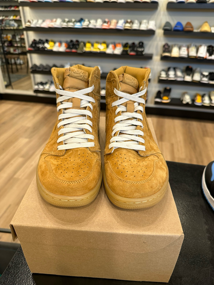 Jordan 1 Wheat Size 10.5 Pre-Owned (No Box)
