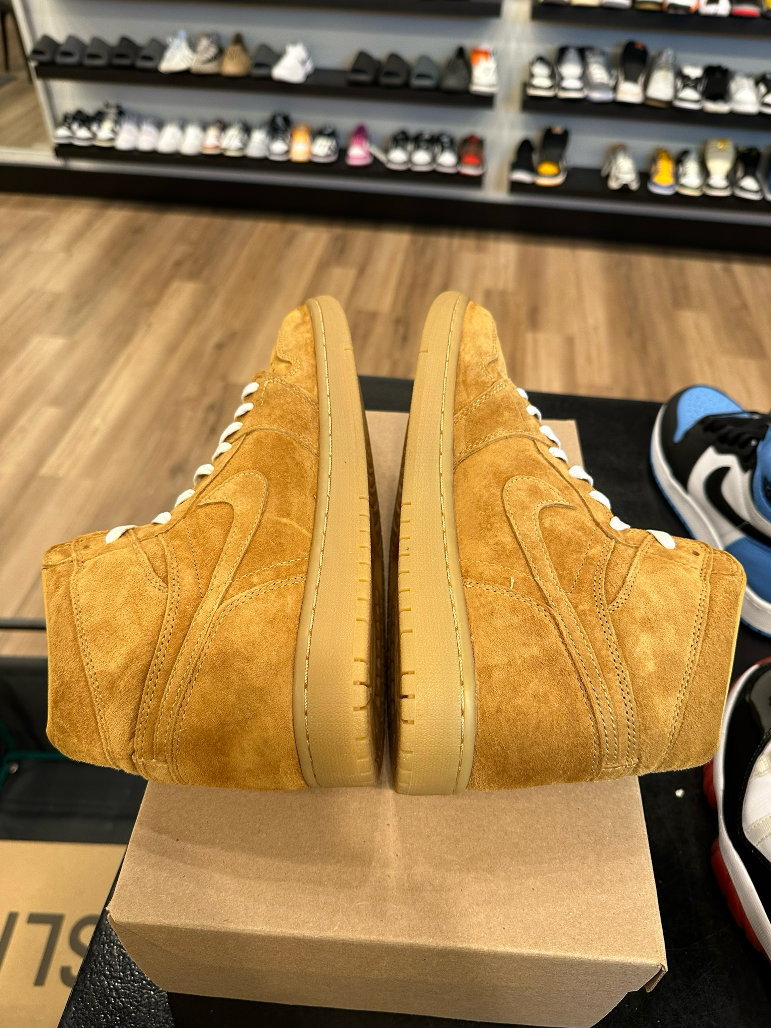 Jordan 1 Wheat Size 10.5 Pre-Owned (No Box)
