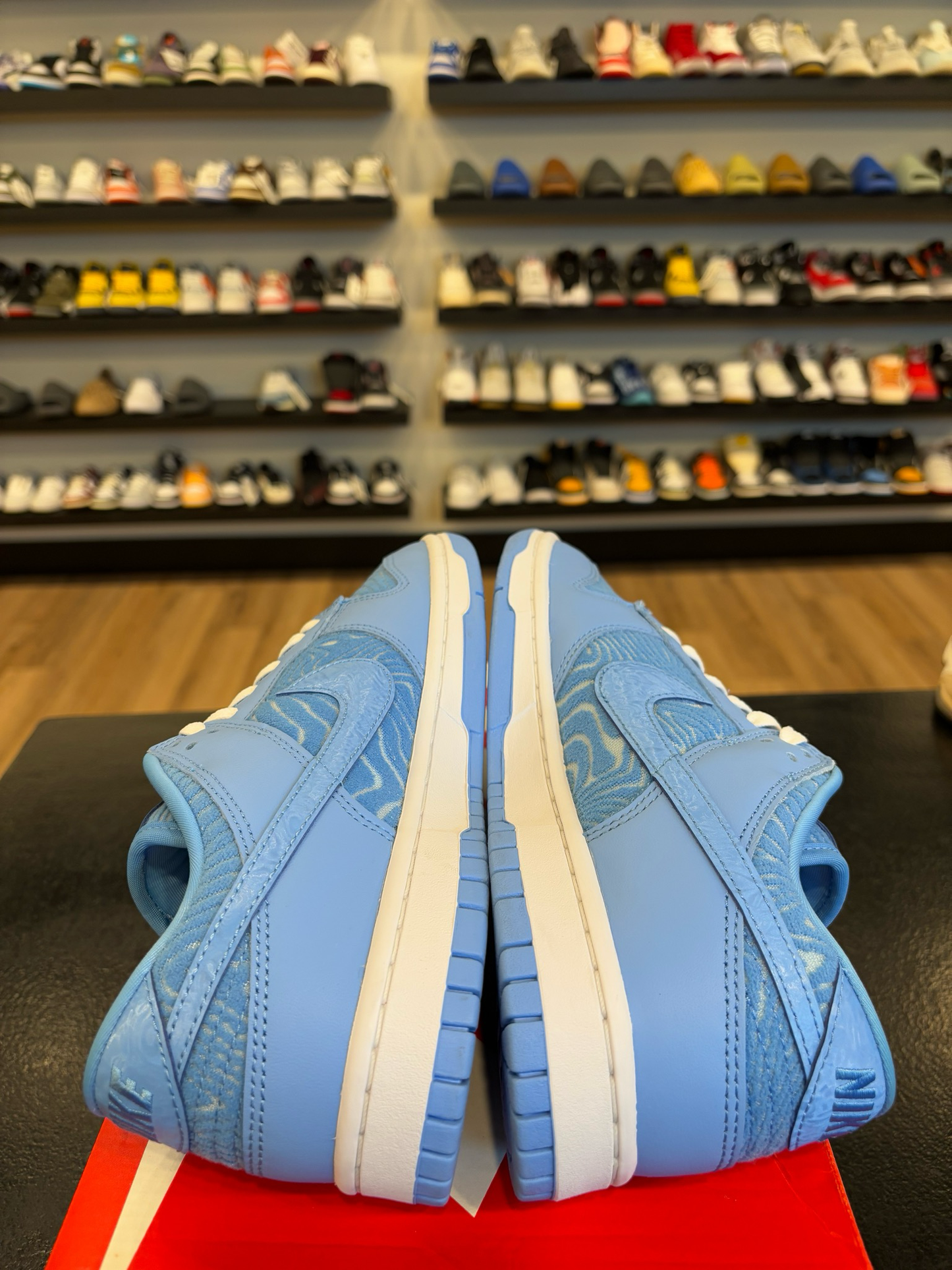 Nike Dunk Low Blue Topography Size 8.5 Pre-Owned