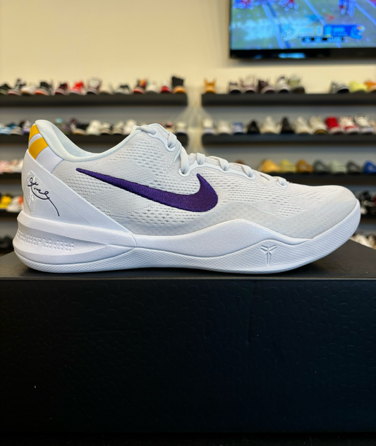 Nike Kobe 8 Proto Laker Home Size 8 Brand New