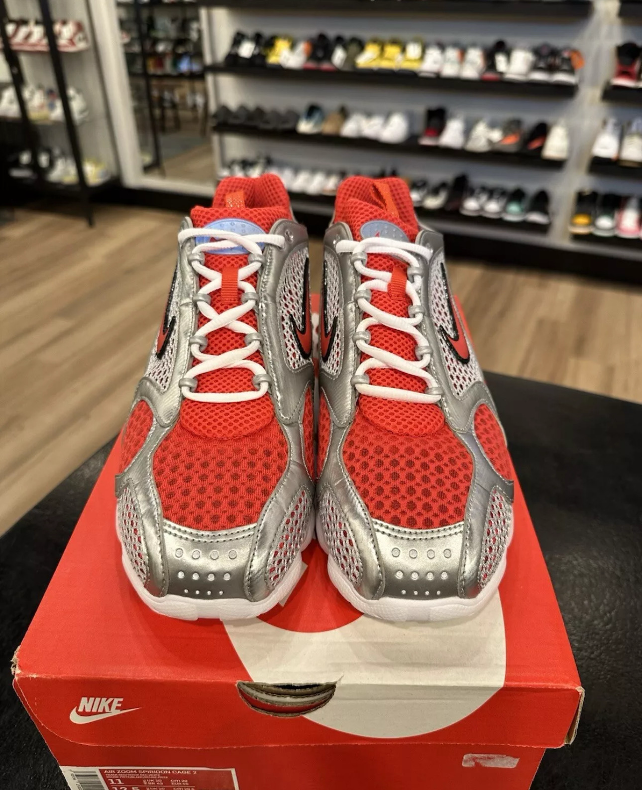Nike Air Zoom Spiridon Track Red Size 11 Pre-Owned