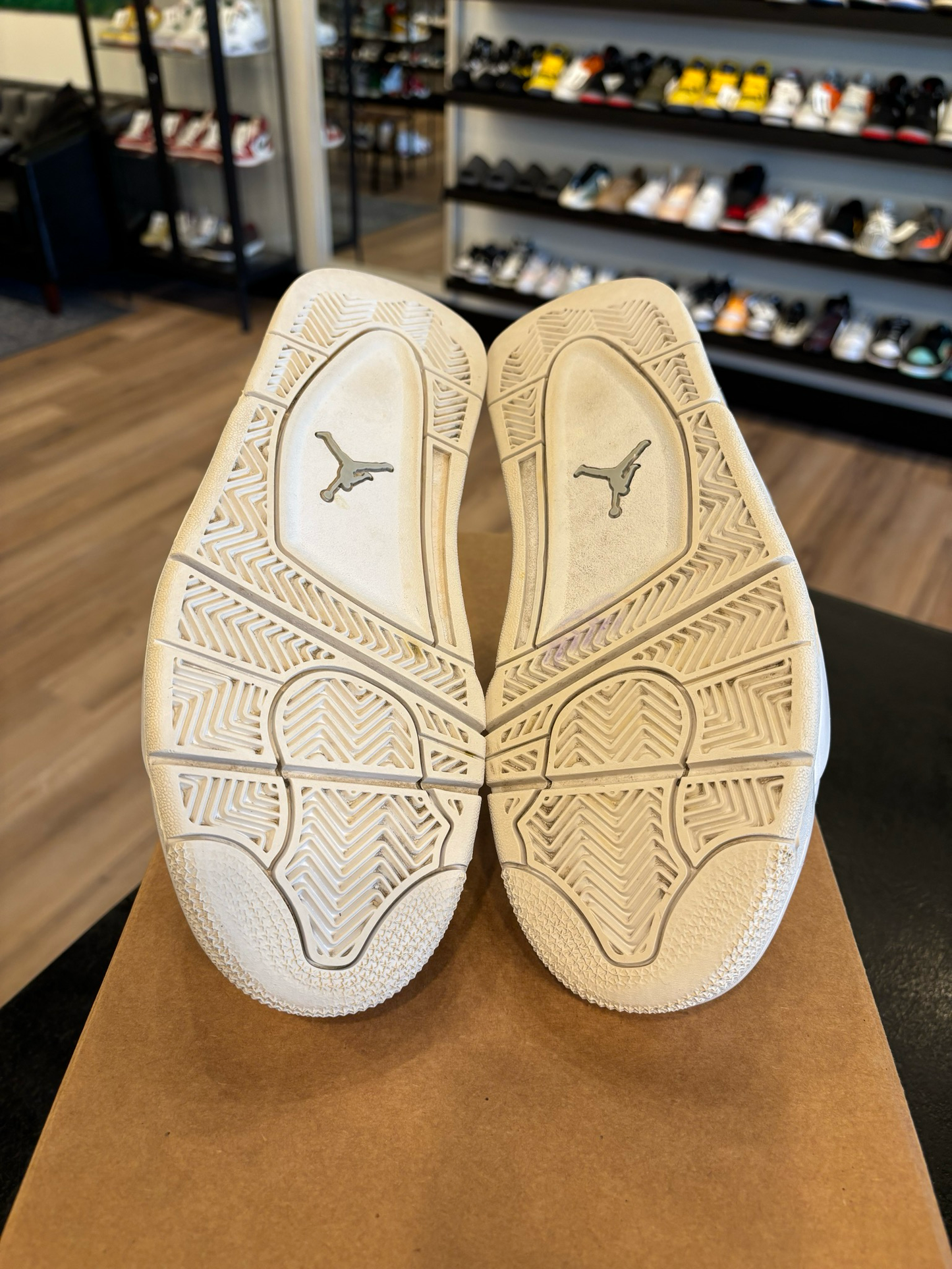 Jordan 4 Pure Money Size 5.5Y (7W) Pre-Owned (No Box)