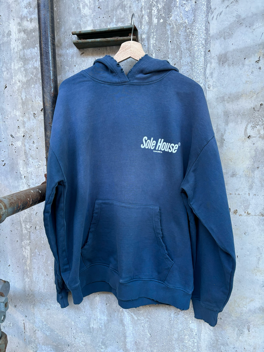 Sole House Premium Faded Blue Hoodie Size Small Brand New (A)