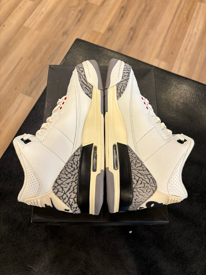 Jordan 3 Reimagined White Cement Size 6Y (7.5W) Pre-Owned (B)