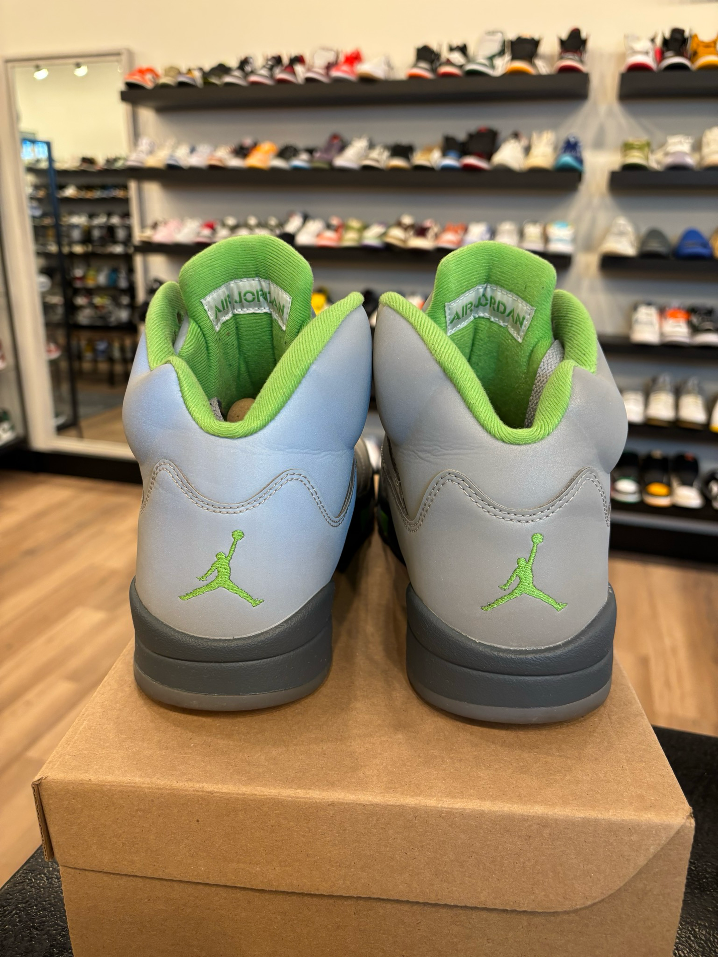 Jordan 5 Green Bean Size 11 Pre-Owned (No Box)