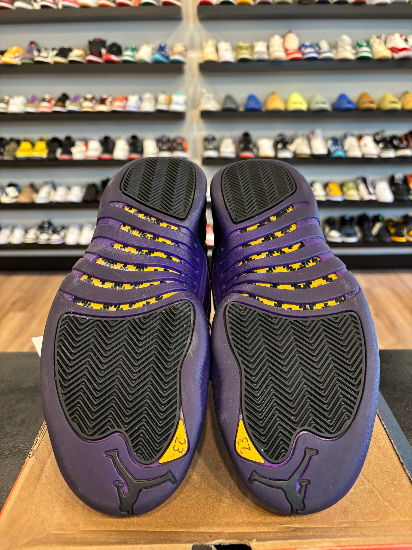 Jordan 12 Court Purple Size 9.5 Pre-Owned