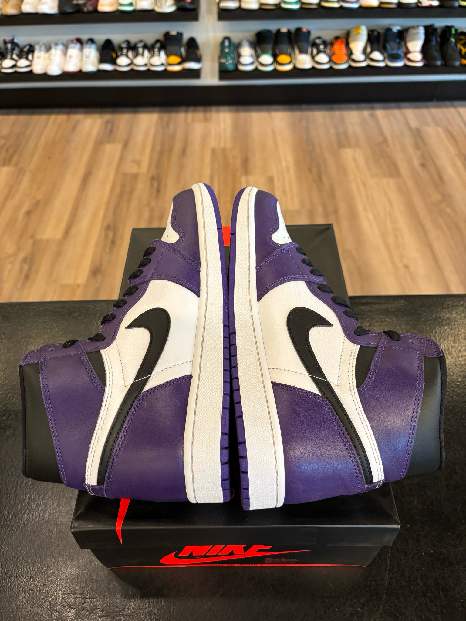 Jordan 1 Court Purple 2.0 Size 10 Pre-Owned