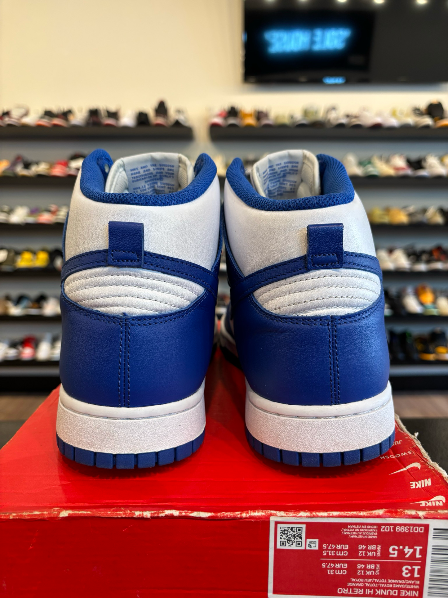 Nike Dunk High Game Royal Size 13 Pre-Owned