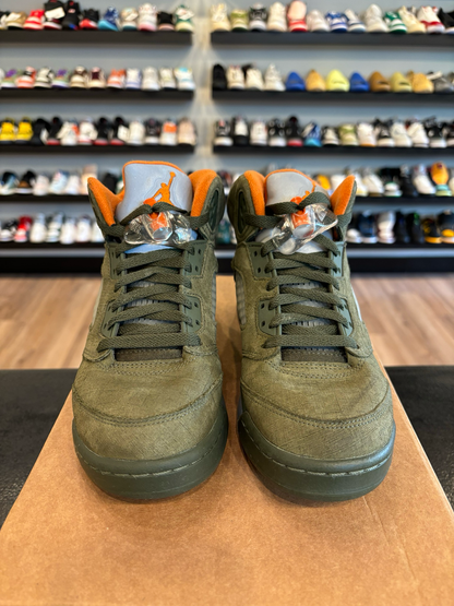 Jordan 5 Olive Size 5.5Y (7W) Pre-Owned (No Box)
