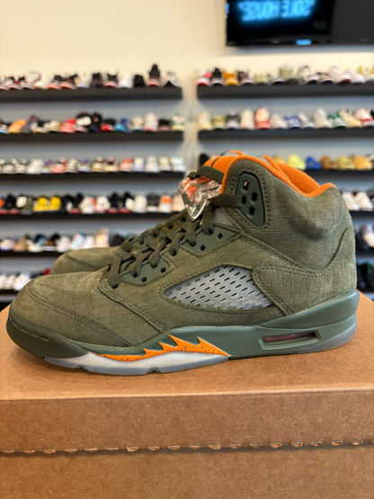 Jordan 5 Olive Size 5.5Y (7W) Pre-Owned (No Box)