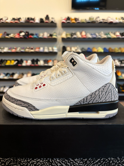 Jordan 3 Reimagined White Cement Size 6Y (7.5W) Pre-Owned (A)