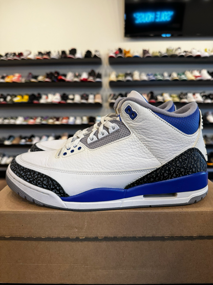 Jordan 3 Racer Blue Size 11.5 Pre-Owned (No Box)