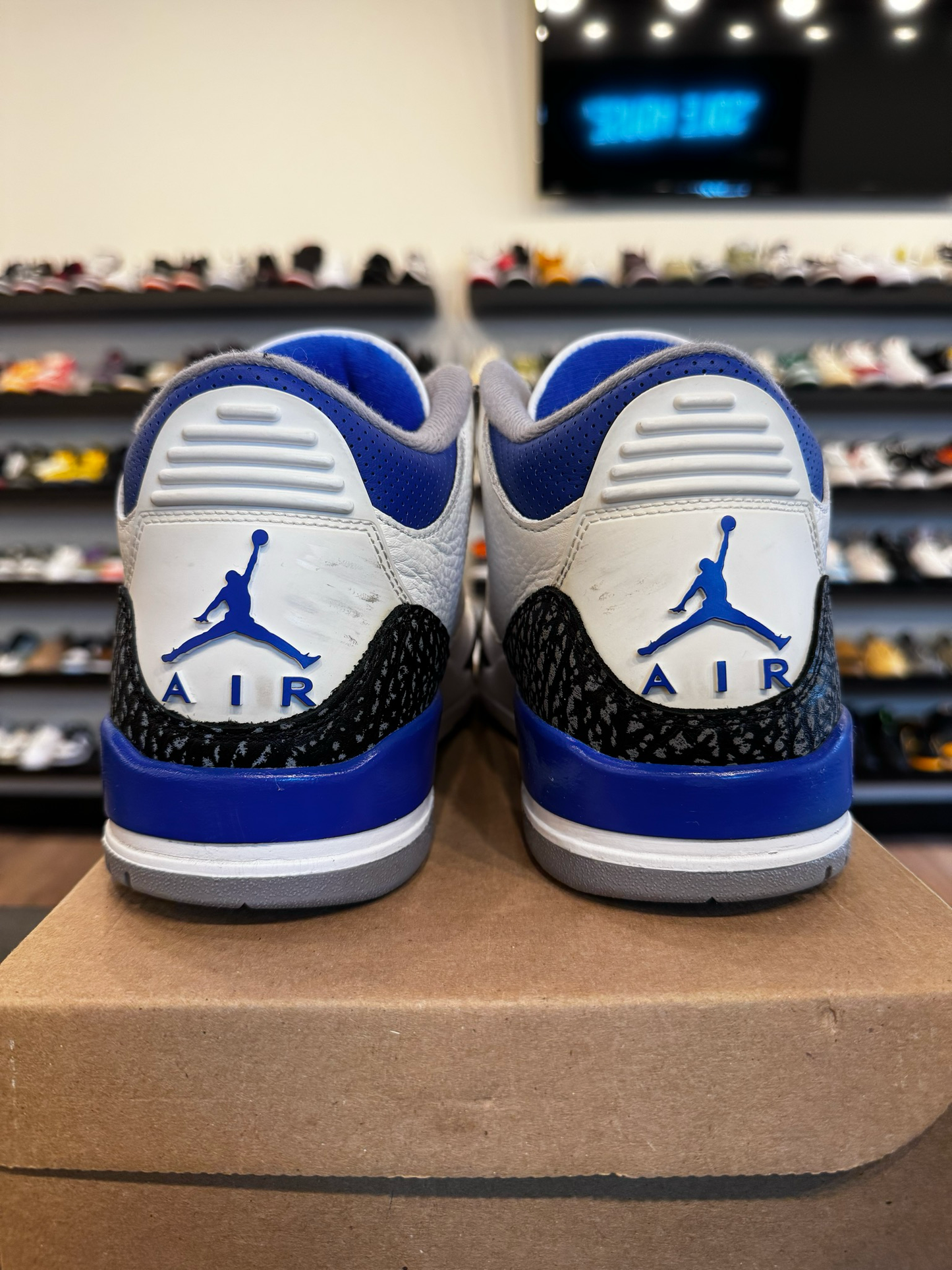 Jordan 3 Racer Blue Size 11.5 Pre-Owned (No Box)
