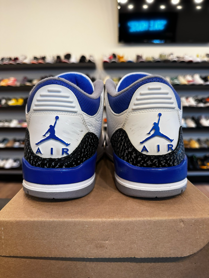 Jordan 3 Racer Blue Size 11.5 Pre-Owned (No Box)