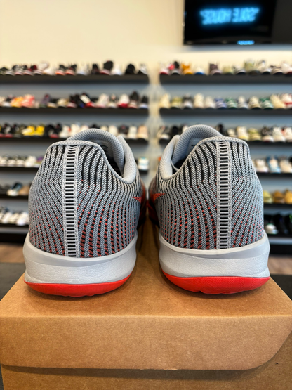 Nike KB Mentality Wolf Grey Red Size 14 Pre-Owned (No Box)