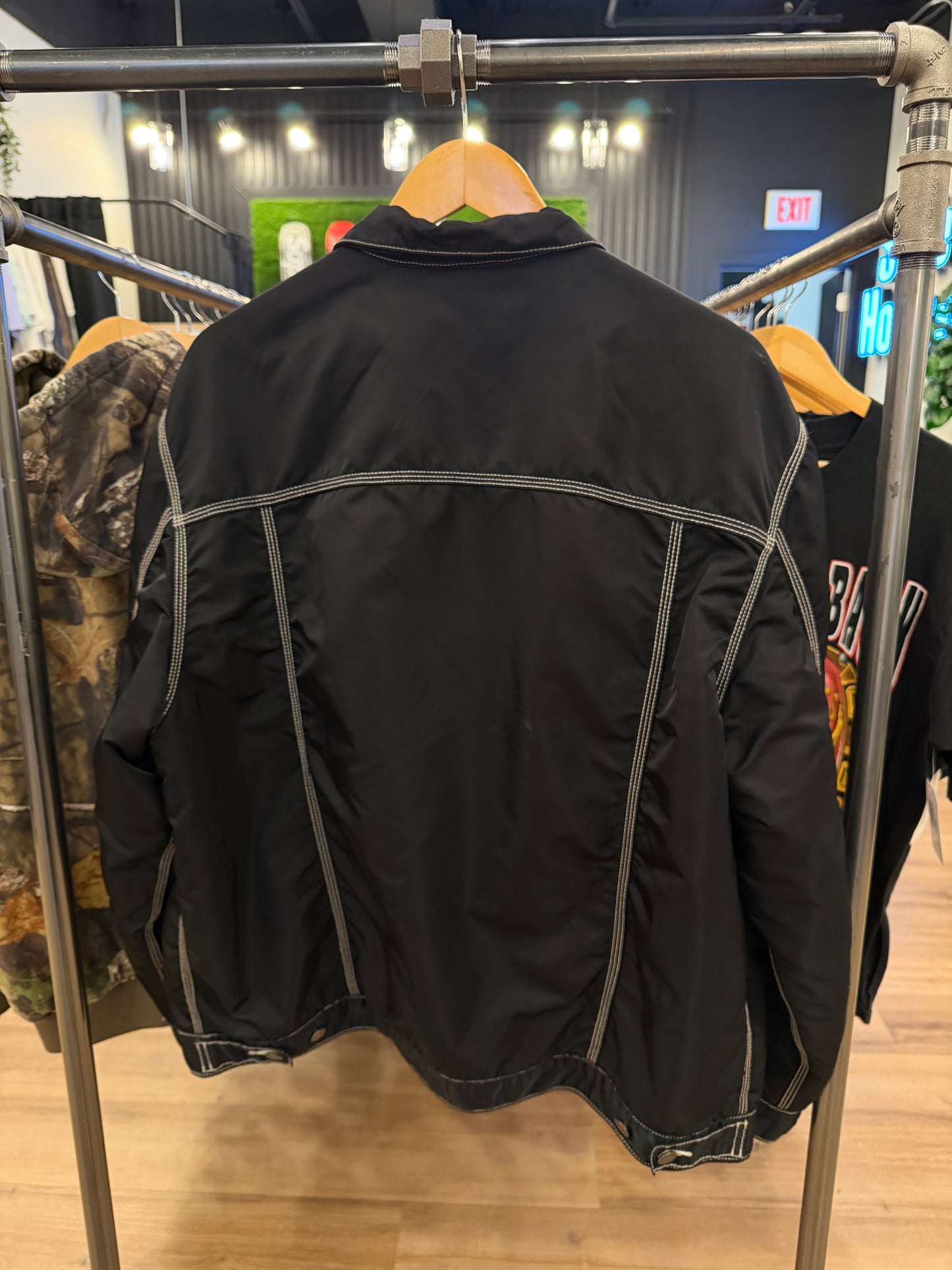 Supreme Levi's Nylon Jacket Black Size XL Pre-Owned