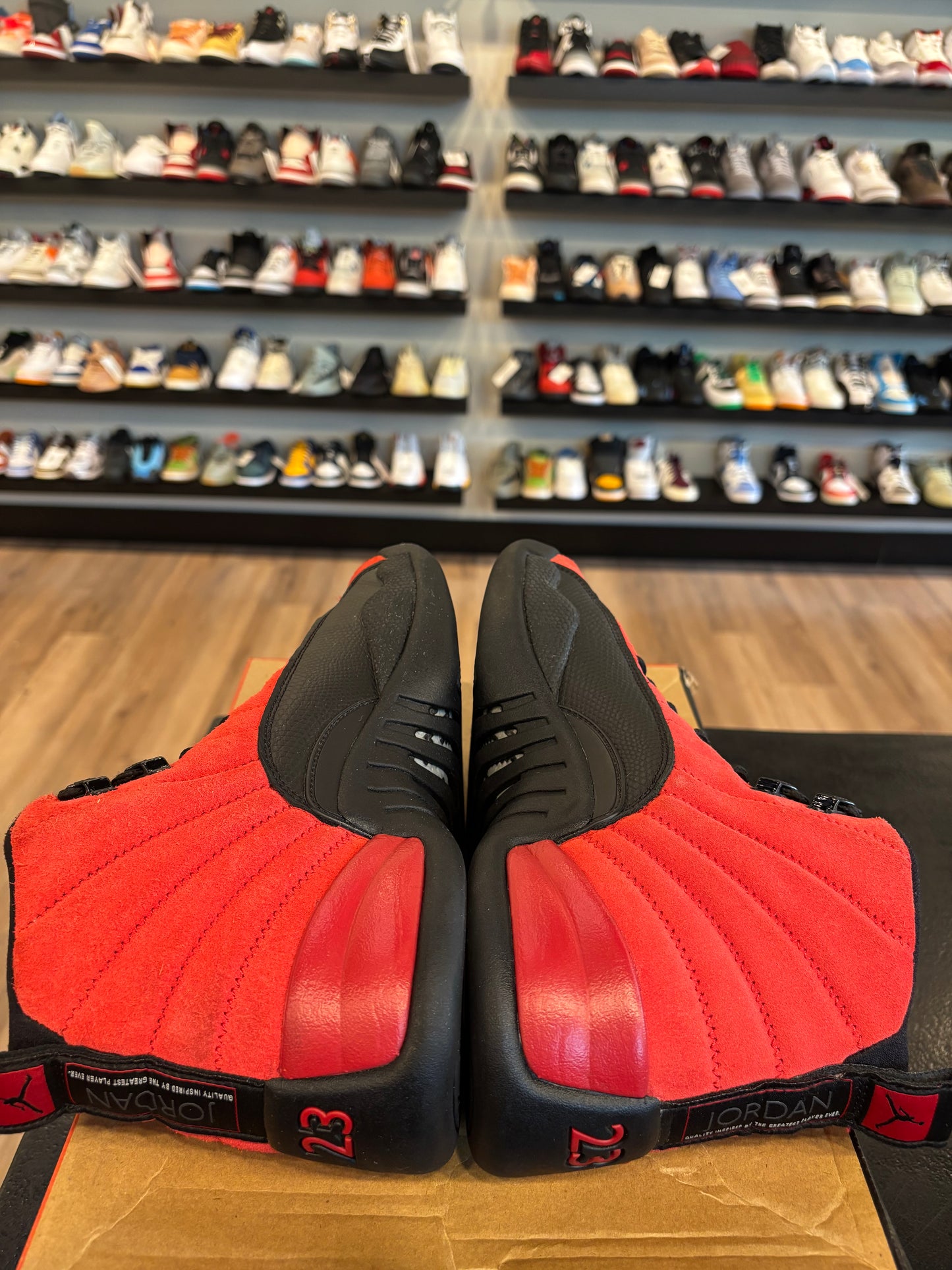 Jordan 12 Reverse Flu Game Size 10 Pre-Owned