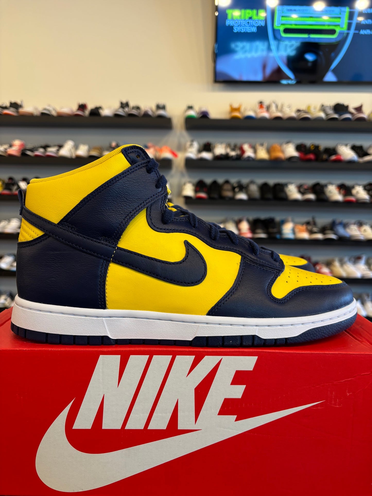 Nike Dunk High Michigan Size 11.5 Brand New