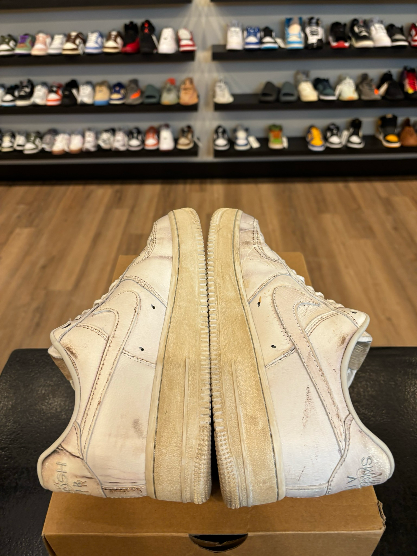 Nike Air Force 1 Low SWOOSH Dirty Size 9.5 Pre-Owned